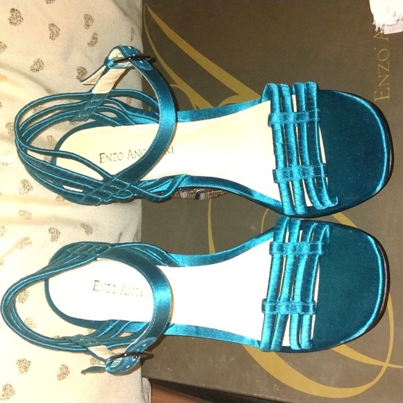Enzo Angiolini Shoes - Enzo Angiolini women's vibrant blue wedge sz 8 1/2 New